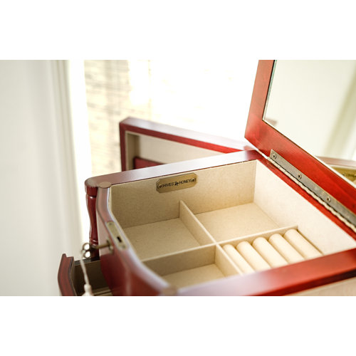 Astoria Grand Kennell 14'' Wide Freestanding Jewelry Armoire & Reviews